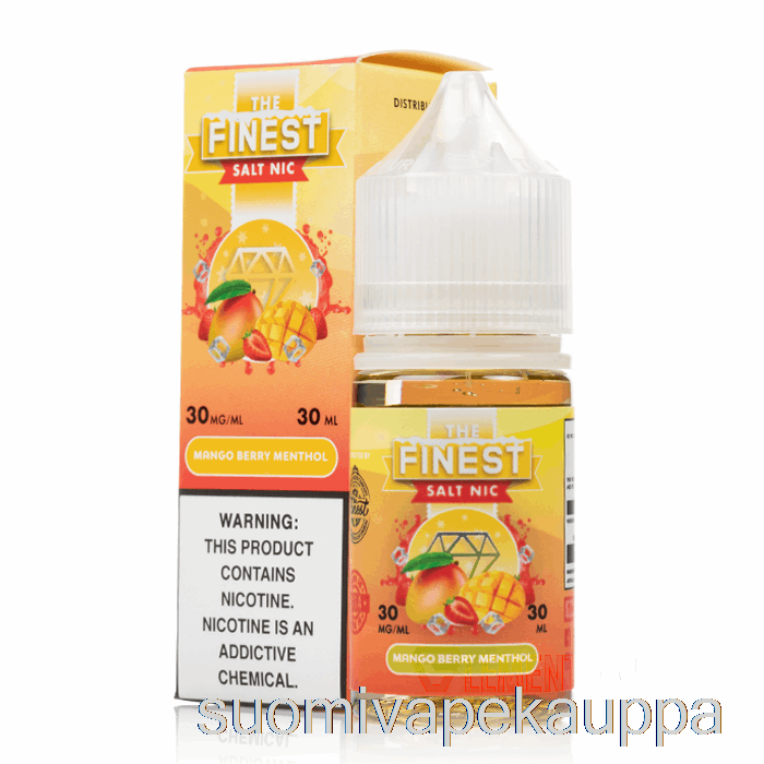 Vape Suomi Mango Marja Mentoli - Hienoin Hedelmäpainos Suola Nic - 30ml 50mg